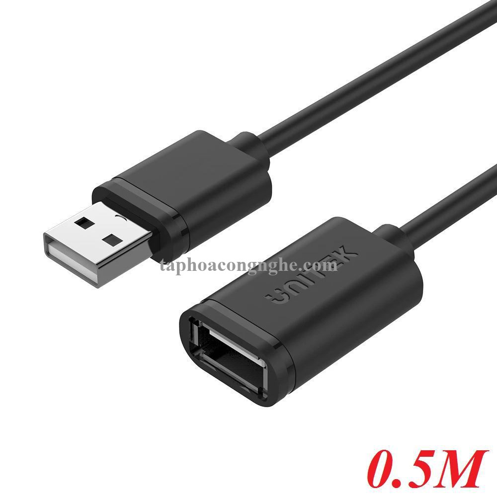 Unitek 26574 Y-C447GBK 0.5M Cáp USB Nối Dài 2.0 30026574